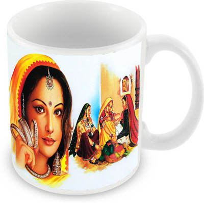 

Sleep Nature's SN-MG-06 Ceramic Mug(350 ml), Multicolor