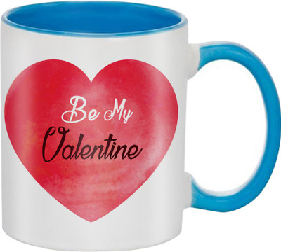 

SKY TRENDS Great Romantic Love Best Gifts For Valentine Day For Girlfriend Boyfriend Fiance Wife Husband, Anniversary,Christmas, Design 097 Ceramic Mug(325 ml), Blue