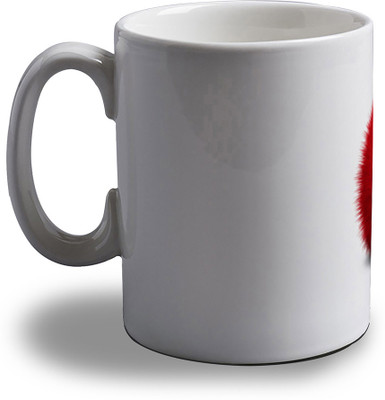 

Artifa Red Cartoon Porcelain, Ceramic Mug(350 ml), Multicolor