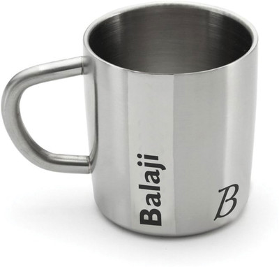 

Hot Muggs Me Classic - Balaji Stainless Steel Mug(200 ml)