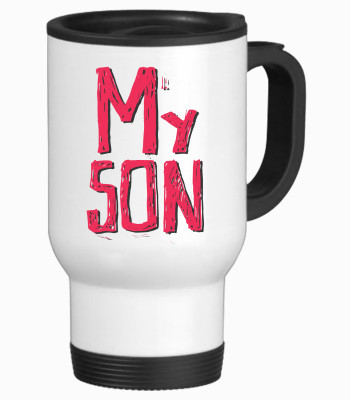 39% OFF on Tied Ribbons Gifts For Son Travel Stainless Steel Mug(350 ml)