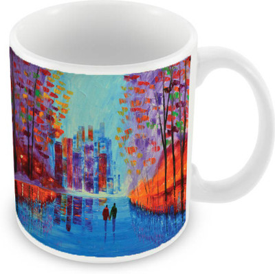 

Sleep Nature's SN-MG-1083 Ceramic Mug(350 ml), Multicolor