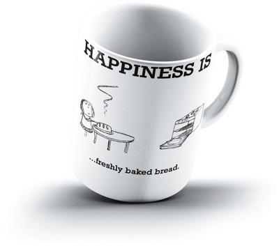 

Ucard Happiness Is2003 Bone China, Ceramic, Porcelain Mug(325 ml)
