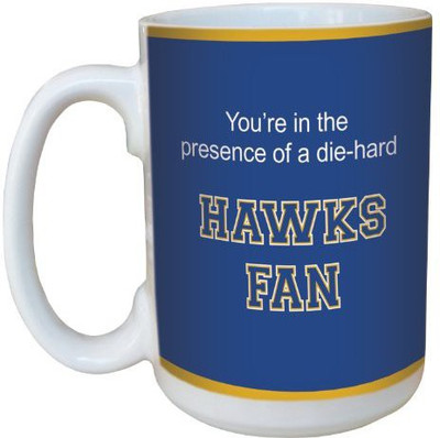 

Tree-Free Greetings Greetings lm44795 Hawks College Basketball Ceramic with Full-Sized Handle, 15-Ounce Ceramic Mug(60 ml), Multicolor