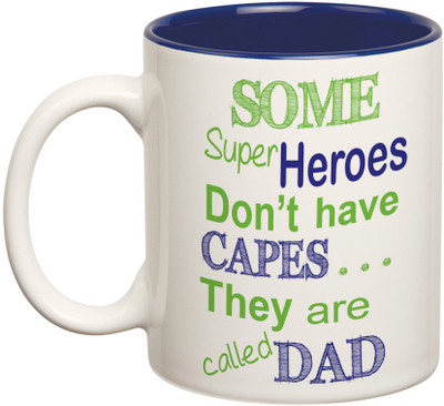 

Prithish Super Hero Without Cape Ceramic Mug(330 ml), Multicolor