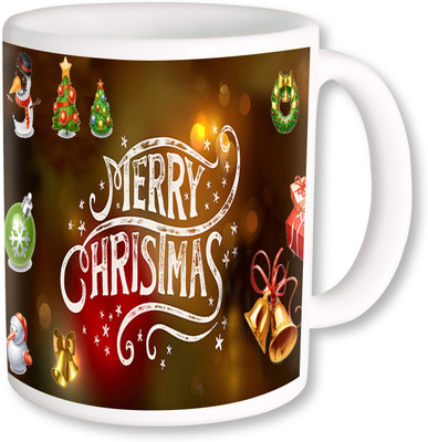 

PhotogiftsIndia Merry Christmas In Multicolor Ceramic Mug(325 ml)
