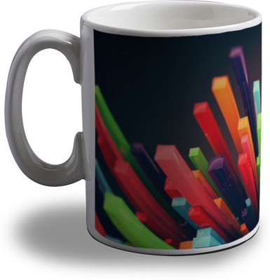 

Artifa Abstract Design AMG0181 Porcelain, Ceramic Mug(350 ml), Multicolor