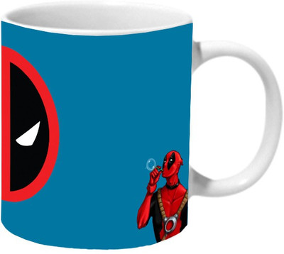 

Mooch Wale Deadpool Comic Ceramic Mug(325 ml), Multicolor