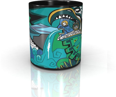 

Seven Rays McMayan- The Green Owl Ceramic Mug(350 ml)