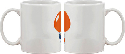 

Artifa Boy Blowing Orange Balloon Porcelain, Ceramic Mug(350 ml), Multicolor