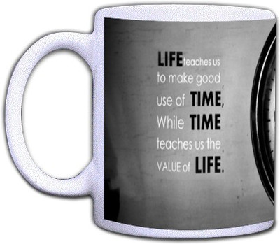 

Shopmillions Time Ceramic Mug(350 ml)