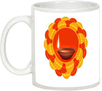 

AllUPrints Gifts For Diwali - Have A Wonderful And Amazing Deepawali Ceramic Mug(325 ml), White