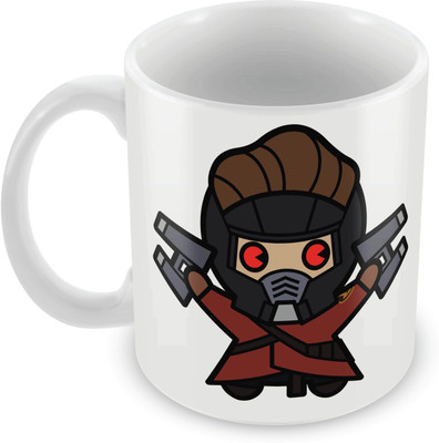 

Posterboy Star Lord - Kawaii (Officially Licensed) Ceramic Mug(350 ml), Multicolor