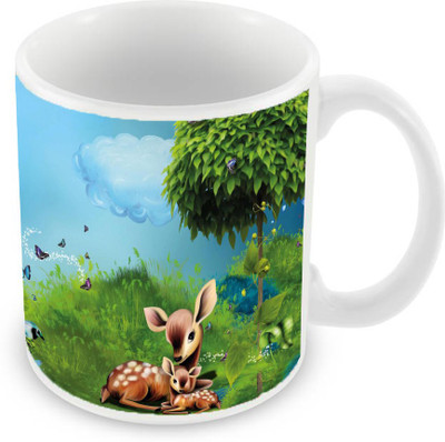 

Sleep Nature's SN-MG-1699 Ceramic Mug(350 ml), Multicolor