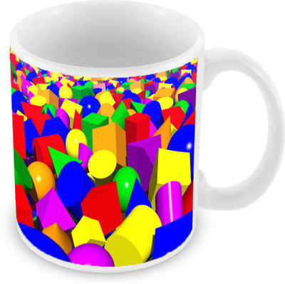 

Sleep Nature's SN-MG-171 Ceramic Mug(350 ml), Multicolor