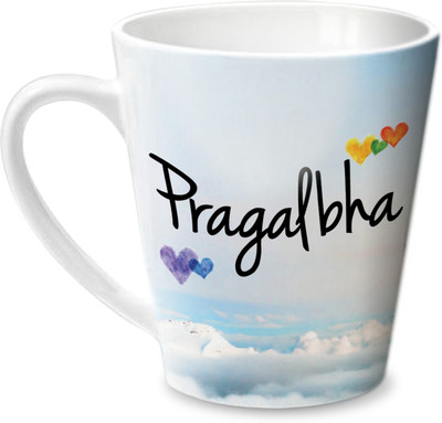 

Hot Muggs Simply Love You Pragalbha Conical Ceramic Mug(350 ml)