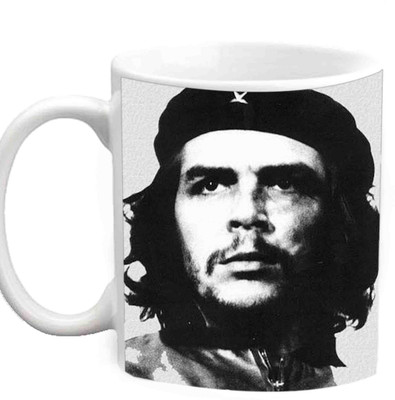 

Raj Laxmi Che Guevara White Ceramic Mug(350 ml)