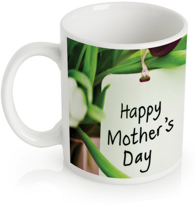 60% OFF on StyBuzz Happy Mothers Day White Porcelain Coffee Mug(300 ml)