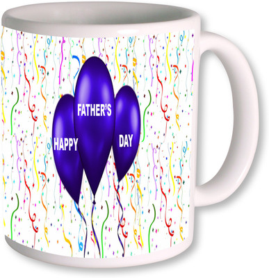 

PhotogiftsIndia Happy Fathers Day 047 Ceramic Mug(350 ml), White