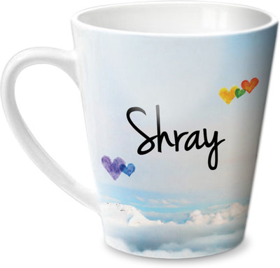 

Hot Muggs Simply Love You Shray Conical Ceramic Mug(350 ml)
