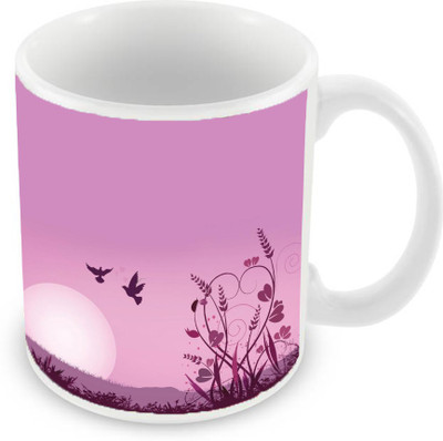

Sleep Nature's SN-MG-1288 Ceramic Mug(350 ml), Pink