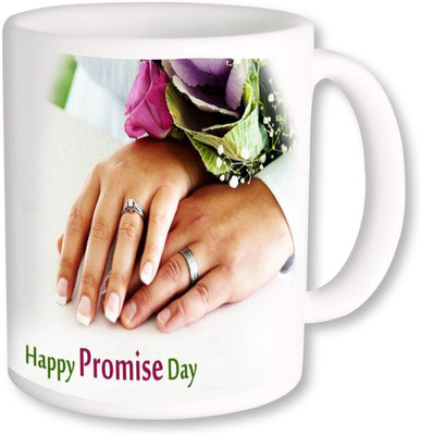 

PhotogiftsIndia Happy Promise Day 06 Ceramic Mug(325 ml), Multicolor