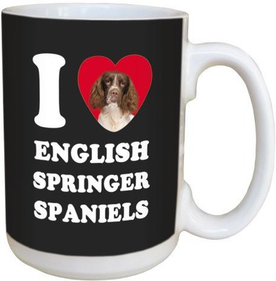 

Tree Free Free Greetings LM45048 I Heart English Springer Spaniels Ceramic with Full-Sized Handle, 15-Ounce Ceramic Mug(60 ml), Multicolor