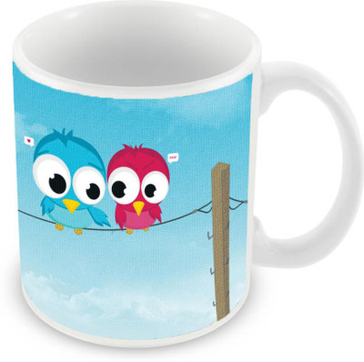 

Sleep Nature's SN-MG-1230 Ceramic Mug(350 ml), Blue