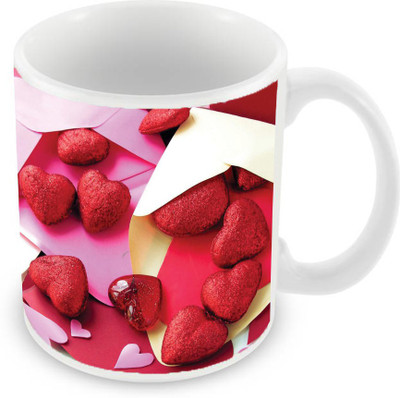 

Sleep Nature's SN-MG-2587 Ceramic Mug(350 ml), Red