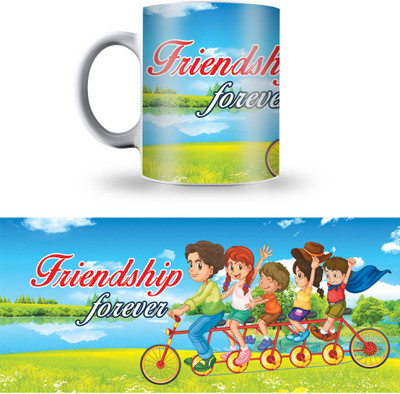 

Presto Friendship Day gift for Girlfriend Friend Ceramic Mug(330 ml), White