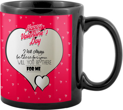 

SKY TRENDS Valentine Gifts For Special Girlfriend,Boyfriend,Wife,Husband,design 210 Ceramic Mug(325 ml), Black