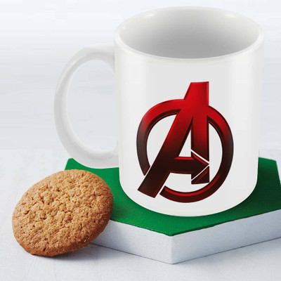 

Posterboy Avengers Logo Officially Licensed (Pack Of 1) Ceramic Mug(350 ml), Multicolor