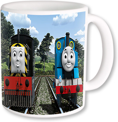 

Heyworlds thomas and friends Ceramic Mug(325 ml), Multicolor