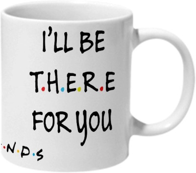 

Mooch Wale Friends I'Ll Be There For You Ceramic Mug(325 ml), Multicolor