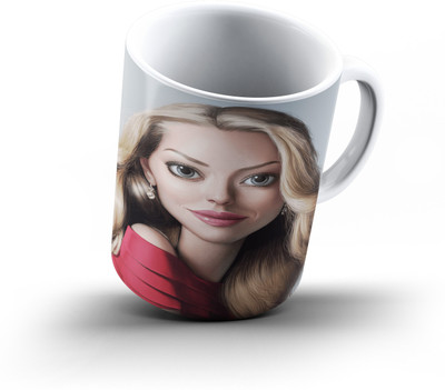 

Ucard Amanda Seyfried813 Bone China, Ceramic, Porcelain Mug(325 ml), Multicolor