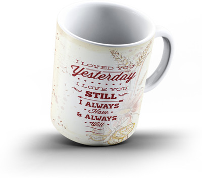 

Ucard Valentines Day Love506 Bone China, Ceramic, Porcelain Mug(325 ml)