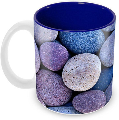 

Tuelip Beautiful Colour Stone Ceramic Mug(350 ml), Multicolor