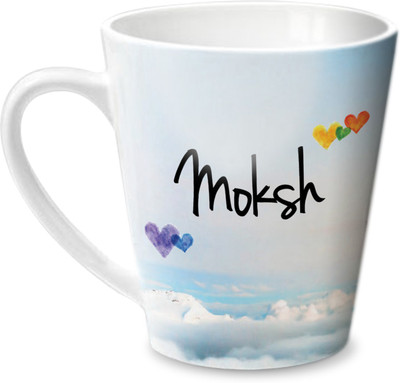 

Hot Muggs Simply Love You Moksh Conical Ceramic Mug(350 ml)