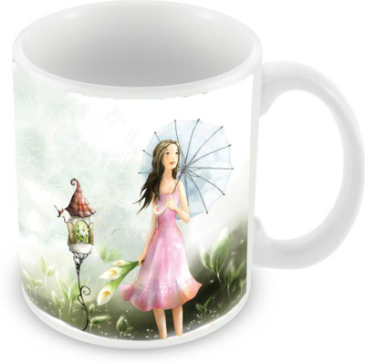 

Sleep Nature's SN-MG-2437 Ceramic Mug(350 ml), Multicolor