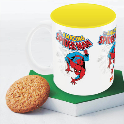 

Marvel Comics Amazing Spider man Officially Licensed Ceramic Mug(350 ml), Multicolor