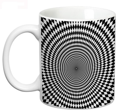 

Prithish Pscychological Illusions Design 9 Ceramic Mug(330 ml), Multicolor