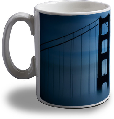 

Artifa Bridge In Fog Porcelain, Ceramic Mug(350 ml), Multicolor