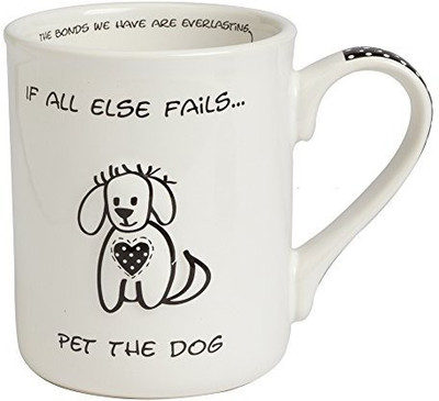

Enesco Children of The Inner Light for Dog Lovers by Marci, 4.25-Inch Ceramic Mug(60 ml), Multicolor