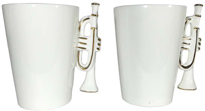 

Ceradeco CRD010_M3 Bone China Mug(500 ml, Pack of 2), Multicolor