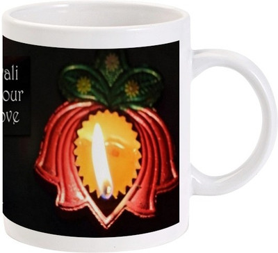 

Lolprint 123 Diwali Ceramic Mug(325 ml)