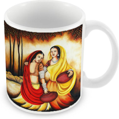 

Sleep Nature's SN-MG-243 Ceramic Mug(350 ml), Multicolor