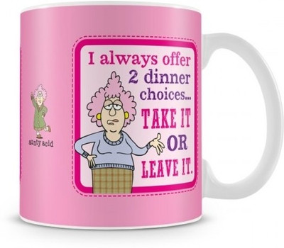 35% OFF on Aunty Acid 2 Dinner Choices Ceramic Mug(325 ml) 35% OFF on Aunty Acid 2 Dinner Choices Ceramic Mug(325 ml)
