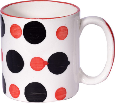 

Clay Creations Clay Creations Bone China Coffees - Pack of SIX 110 Bone China Mug(250 ml, Pack of 6), Multicolor