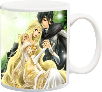 

ME&YOU Gift for Husband/Wife/Boyfriend/Girlfriend/Lover;Couple On Valentine's Day And Anniversaryi Special Cute Printed Ceramic Mug(325 ml), Multicolor