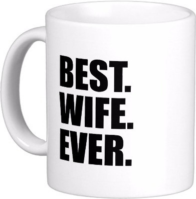 

Exoctic Silver N They Lived Happily Ever After C005 Ceramic Mug(300 ml), Black;white